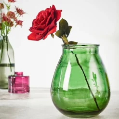Online CASA VELVET Fiore Artificiale Rosso