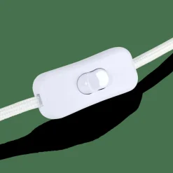 Clearance CASA WHITESTONE Lampada Tav+paralume E27 Bianco Antico