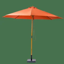 Sale CASA WOOD Ombrellone Senza Base Colore Ruggine