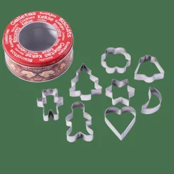 Shop CASA X-MAS Formine Coppaimpasto Set Di 8 Argentato