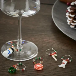Flash Sale CASA X-MAS Segnabicchieri Set Di 6 Multicolore