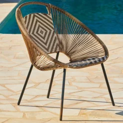 Hot CASA YUMA Sedia Lounge Naturale